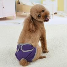 Dog Sanitary Pant,Breathable Cotton Washable Female Dog Diaper Dog Suspender Nappy Menstrual Underwear Pants for Girl Female Dog Menstruation and Avoid Harassment (S)