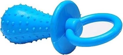 4Pcs Dog Pacifier,Chew Toys,Mini Bite Resistant Bell Shape Rubber Pacifier,Pet Dog Puppy Molar Chew Training Toy,Bell Chewing Playing Training Toys for Puppy Cat Pet Supplies