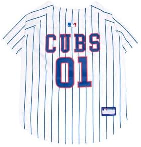 Official MLB Chicago Cubs Pet Jersey for Dogs & Cats, Size 3X-Large - Stylish Baseball Jersey for Your Furry Fan- Show Off Team Spirit with The Perfect Fan Apparel Gear for Pet, Dog & Cat