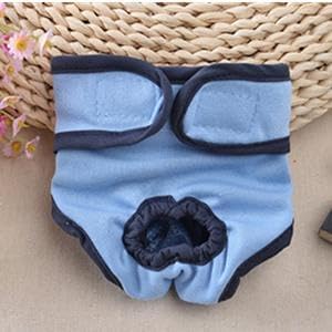 Dog Sanitary Pant,Breathable Cotton Washable Female Dog Diaper Dog Suspender Nappy Menstrual Underwear Pants for Girl Female Dog Menstruation and Avoid Harassment (XL)