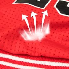 Dog Clothes Basketball Mesh Breathable T-Shirt,Pet Clothes Puppy Sportswear Spring/Summer Fashion Dog Shirt. (Red, Large)