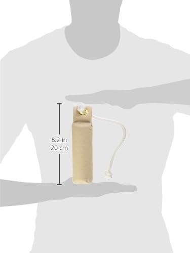 SportDOG Canvas Dummies - Hunting Dog Training Tool - Game Scent Absorber - Water-Ready Bumper - Durable Field Dummy - Weighted Toy - Puppy Size - 2.25" W X 8.5" L - Natural