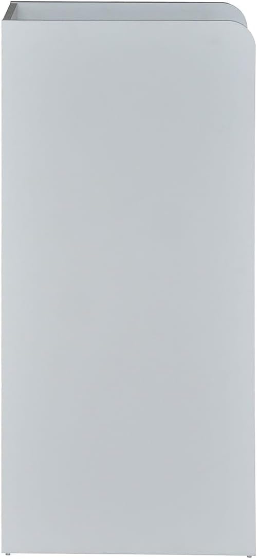 Flash Furniture Sony Laminate Wood Tray-Top Commercial Grade Trash Receptacle in Gray