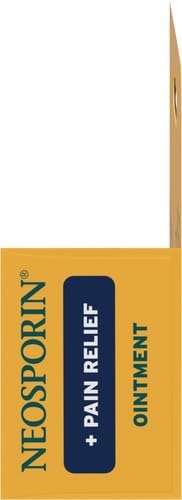Neosporin + Maximum-Strength Pain Relief Dual Action Ointment, First Aid Topical Antibiotic & Analgesic Ointment for 24-Hour Infection Protection with Bacitracin Zinc & Pramoxine HCl,.5 oz (Pack of 2)
