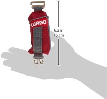 Kurgo Duty Bag Dog Poop Bag Dispenser - Compact Waste Holder for Dog Walks - Hands-Free Cleanup - Machine Washable Pouch - Includes 15 Bags