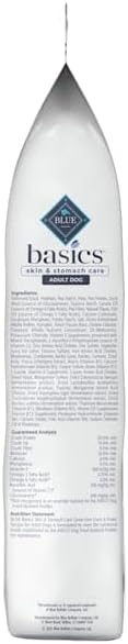 Blue Buffalo Basics Grain-Free Dry Dog Food for Adult Dogs, Limited Ingredient Diet, Duck Recipe, 22-lb. Bag