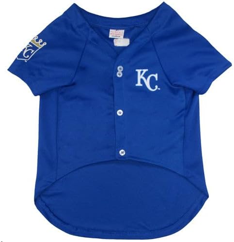 Official MLB Kansas City Royals Pet Jersey for Dogs & Cats, Size X-Large - Stylish Baseball Jersey for Your Furry Fan- Show Off Team Spirit with The Perfect Fan Apparel Gear for Pet, Dog & Cat