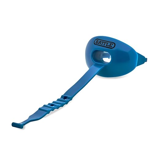 Battle Oxygen Lip Protector Mouth Guard with Connected Strap, Football and Sports Gear, Maximum Oxygen Supply, Mouthpiece Fits With or Without Braces - One Size, Columbia Blue