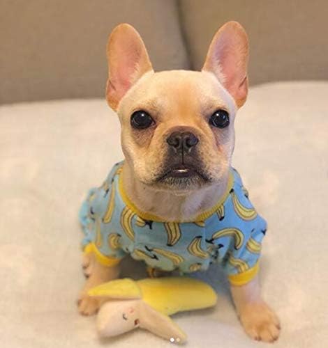 CuteBone Soft & Stretchy Dog Pajamas - Cozy Pet Jammies Breathable Jumpsuit for Small Dogs - All-Season Comfy Outfit Easy-On Pullover Design - Keeps Pets Warm & Comfortable P06S