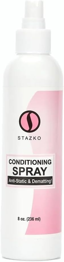 MPP Dog and Cat Conditioning Spray Gentle Anti Static Dematting for All Fur Types (32 oz), clear