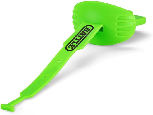 Battle Sports Speed Football Mouthguard with Strap - Oxygen Football Mouthguard Superior Airflow & Better Performance, Maximum Breathability - Neon Green