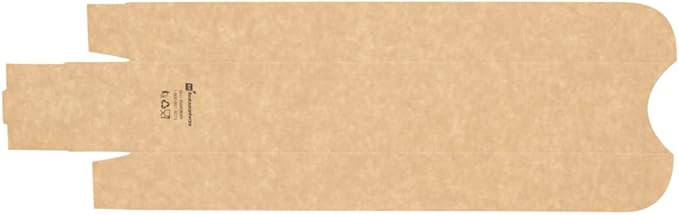 Restaurantware-Bio Tek 11.8 x 2 x 1.3 Inch Hot Dog Trays Pak of 200 Open-Design Hot Dog Containers - 3-Walled, Greaseproof, Recyclable, Disposable, Kraft Paper Serving Trays For Food Trucks
