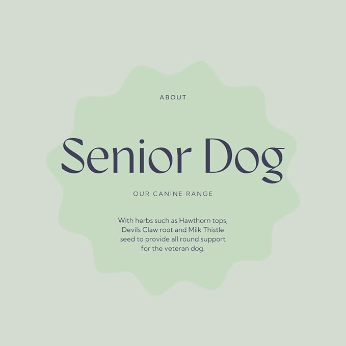 Hilton Herbs Senior Dog Optimum Health Supplement for Older Dogs, 2.1 oz Tub