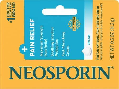 Neosporin + Pain Relief Dual Action Cream, .5 Oz
