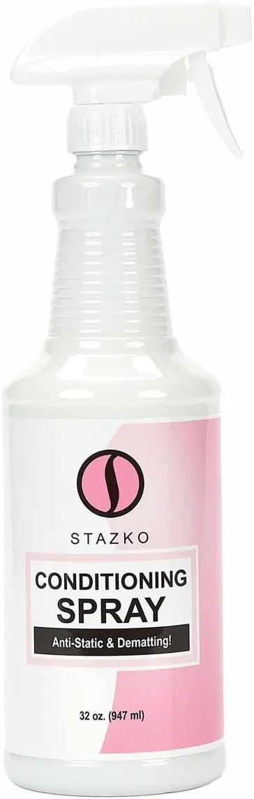MPP Dog and Cat Conditioning Spray Gentle Anti Static Dematting for All Fur Types (8 oz), clear
