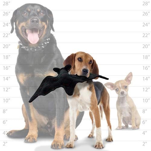 TUFFY - World's Tuffest Soft Dog Toy - Desert - Multiple Layers. Made Durable, Strong & Tough. Interactive Play (Tug, Toss & Fetch). Machine Washable & Floats (Bat, Large 2 Pack)