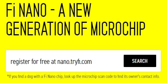 Fi Nano Microchip for Dogs - 1-Pack - Free Lifetime Registration - Universally Scannable - Small Size…