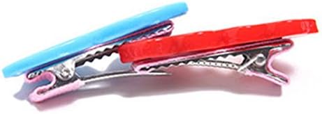 20Pcs Dog Hair Clips - Heart Sunglass Pet Hair Bows Alligator Hairpins Small Animal Barrettes, Multicolor Dog Hair Accessories