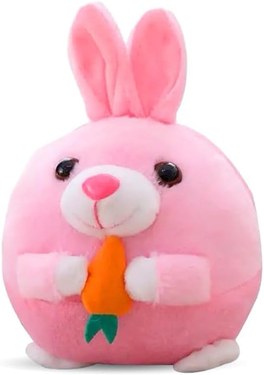 Interactive Dog Toys, 2025 New Active Moving Pet Plush Toy, Rechargeable Squeaky Dog Ball Toy with Talking Sound, Washable Cartoon Pig Plush Toy for Dogs Puppies (Rabbit)