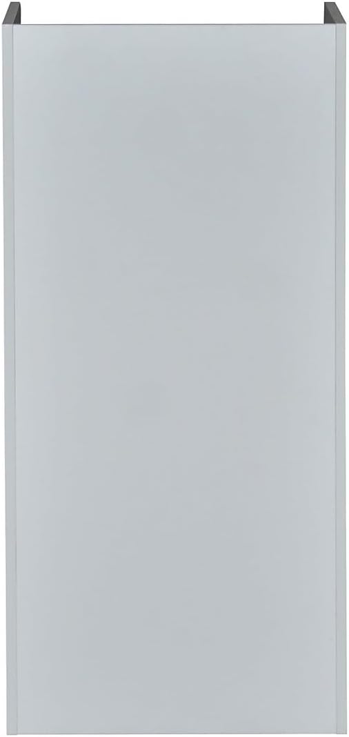 Flash Furniture Sony Laminate Wood Tray-Top Commercial Grade Trash Receptacle in Gray