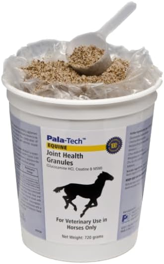 Pala-Tech Equine Joint Health Granules (720 gm) – Horse Joint Supplement with Glucosamine – Supports Joint Flexibility, Muscle Strength & Horse Pain Relief