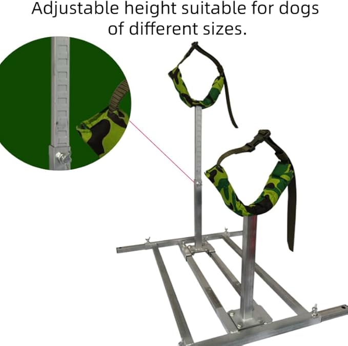 Adjustable Dog Breeding Stand - Professional Grooming & Bathing Rack for Miniature Dog | Sturdy, Safe & Comfortable Design | Easy to Clean (S)