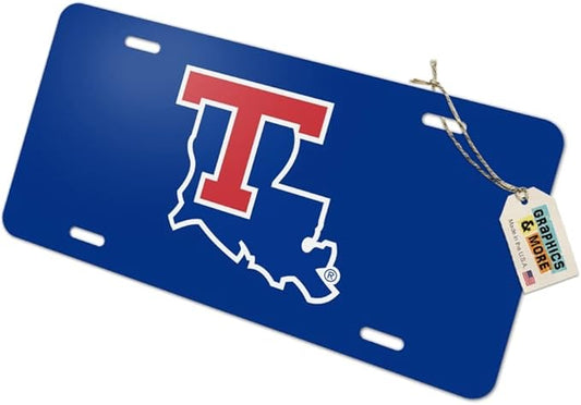 GRAPHICS & MORE Louisiana Tech University Bulldogs Logo Novelty Metal Vanity Tag License Plate