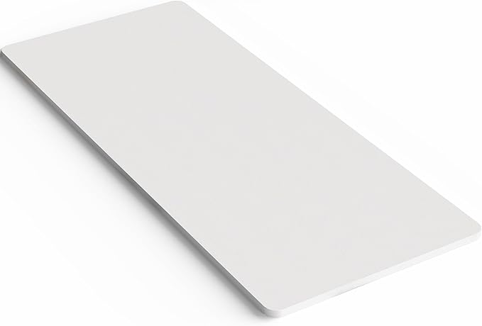 VIVO White Universal 71 x 30 inch Solid One-Piece Table Top for Standard and Sit to Stand Height Adjustable Home and Office Desk Frames, DESK-TOP71W