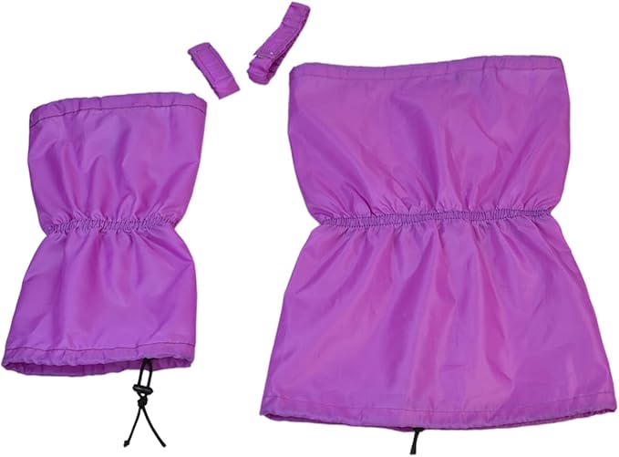 2 Pack Dog Bath Cap Waterproof Shower Hat Dogs Snood for Washing Raining Swimming Dogs Ear Prevention Cover Guard (L)