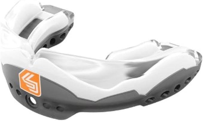 Shock Doctor Ultra 2 STC Mouth Guard w/Detachable Strap for Football Helmet, Custom Fit - Youth & Adult – Superior Protection and Low Profile Fit