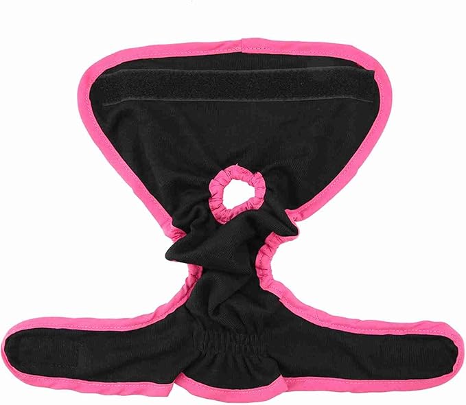 SUNGOOYUE Reusable Dog Diapers Female, Polyester Elastic Dog Physiological Pants with Adjustable Fit for Heat Cycle 11.8-29.5in for Small Medium Large Dogs (L)