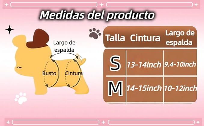 Dog Sanitary Pantie, Washable Female Dog Diaper Reusable Puppy Underwear Diaper with Adjustable Suspender for Girl Dog Teddy