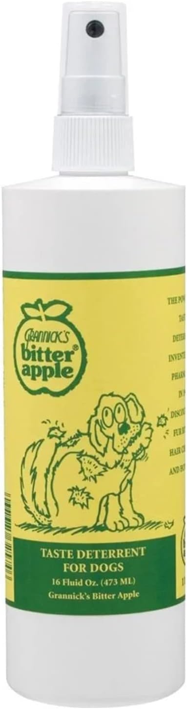 Grannick's Bitter Apple for Dogs Spray Bottle, 16 Ounces, Golds & Yellows (1116AT)