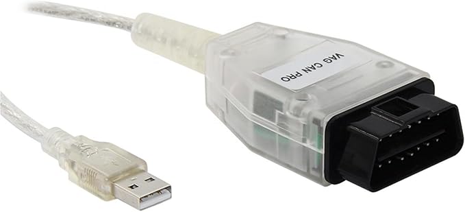 V5.5.1 FT245RL CAN Bus+UDS+K-line Diagnostic Cable Vag Can Pro VCP with Dongle Encryption Dog