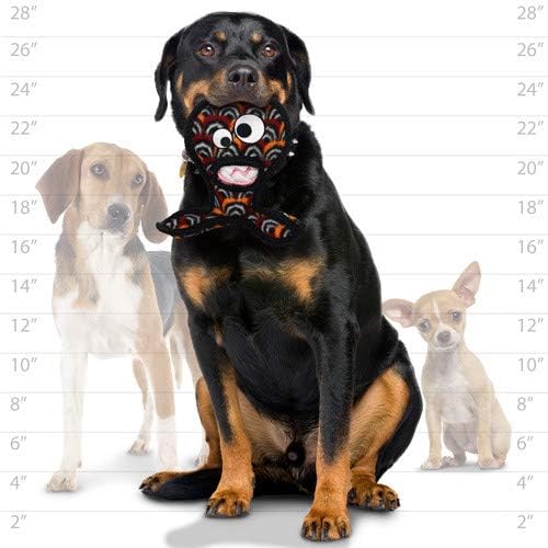 TUFFY® - World's Tuffest Soft Dog Toy - Alien - Multiple Layers. Made Durable, Strong & Tough. Interactive Play (Tug, Toss & Fetch). Machine Washable & Floats. (G3 Vulture, Large 2 Pack)