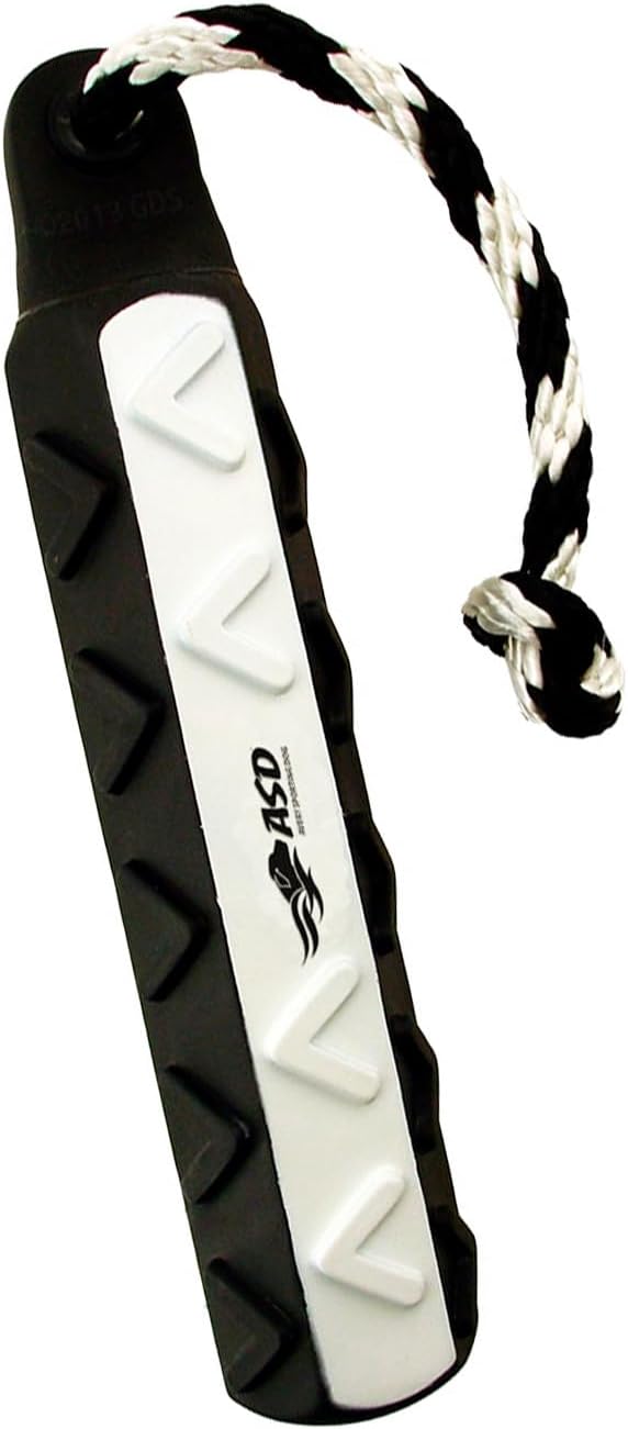 Avery ASD 2" HexaBumper Hunting Sporting Gun Dog Game Retriever Dummy | Water & Upland Mark Training Retrieval Tool | Hexagonal, Floating Design, Easy-Grip Texture, Throw Rope, Flasher (02706)