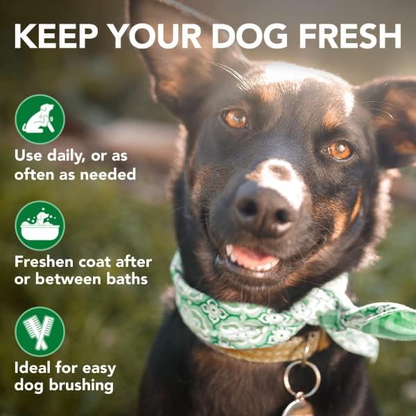 Vet's Best Moisture Mist Dog Dry Skin Conditioner| Dog Conditioner and Detangler Spray | Relieves Itchy Skin, Refreshes & Soothes | 16 oz