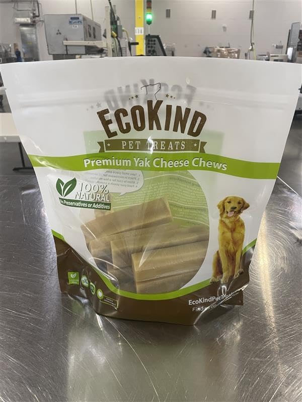 EcoKind Premium Gold Yak Cheese Himalayan Dog Chews, Healthy Dog Treats, Yak Chews for Small Dogs, All Natural, Long Lasting Dog Chew, High Protein Puppy Treat, Small - 70+ Chews (5 lbs)