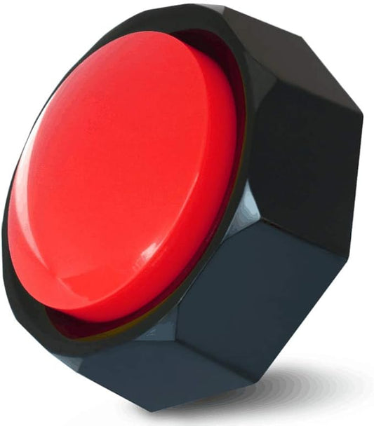 RIBOSY Dog Training Buzzer, Recordable Button, Record and Playback Your Own Message to Train Your Dog Voice What They Wants and Needs