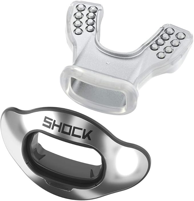 Shock Doctor 39-99-31 Interchange Mouthguard Silver Chrome OSFA-OSFA