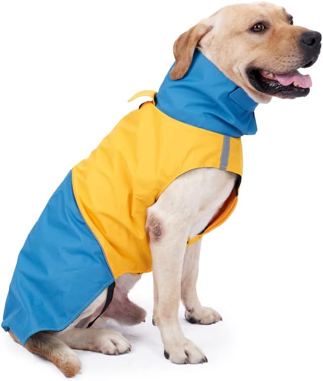 XXL Windproof Dog Winter Jackets - Waterproof Raincoats with Leash Hole, Cold Weather Coats for Dogs