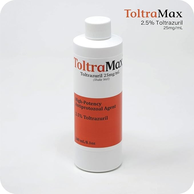 Toltrazuril 2.5% for Horses, Dogs, Cats, 60mL/2 Ounce, for Non-Food Chain Animals