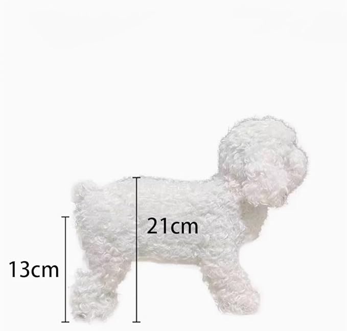 JIUSILIFE Dog Mating Toy, Male Dog Silicone Mating Toy, Anxiety Relief Dogs, Simulated Hair, Teddy Vent Interactive Toys, for Male Estrus,Sleeping Plush Toy, Pet Estrus,2,S