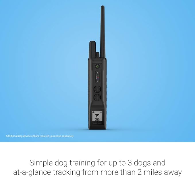 Garmin Pro 550 Plus, Dog Training System with Simple GPS Tracking, Collar and Handheld