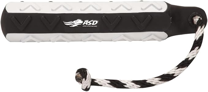 Avery ASD 2" HexaBumper Hunting Sporting Gun Dog Game Retriever Dummy | Water & Upland Mark Training Retrieval Tool | Hexagonal, Floating Design, Easy-Grip Texture, Throw Rope, Flasher (02706)