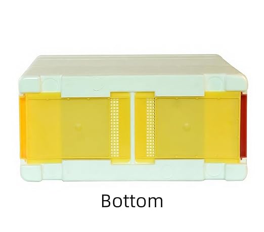 1set 4-Way Queen Bee Mating Nuc Box – 120kg/m³ High-Density EPS Insulated | Multi-Queen Rearing Complete Small Hive Kit for Beginner & Hobbyist Beekeepers