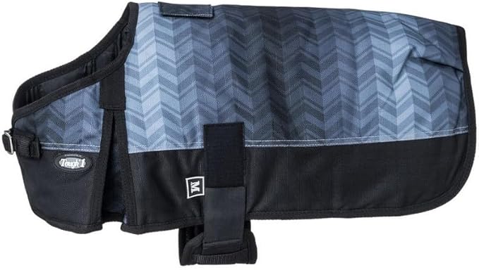 Tough 1 1200D Deluxe Chevron Dog Blanket XXL Gray