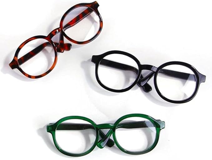 Nerd Glasses, Black Pet Dog Cute Glasses Clear Lens Retro Glasses Photo Props Transparent Cat Sun Glasses for Small Dogs Cats Cosplay Costume