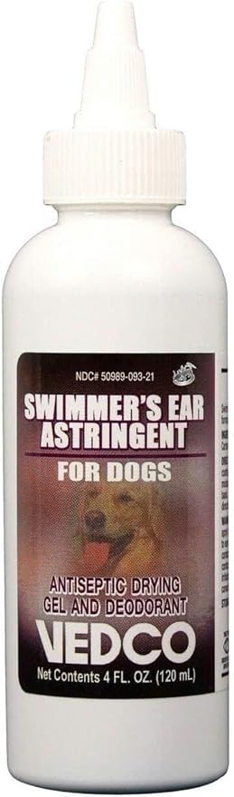 Vedco Swimmer's Ear Astringent for Dogs 4oz.