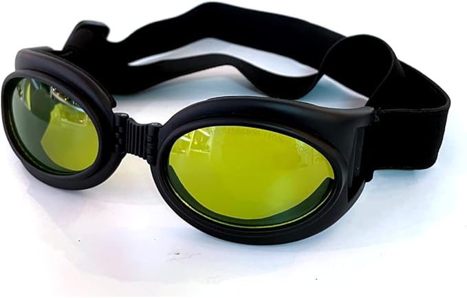 Pet Dog Laser Protection Glasses 1064nm Goggles 190-450nm & 800-1100nm UV400(Size XL) for 25-35KG Pets